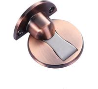 Floor Door Stoppers,Door Stop 304 Stainless Steel Floor Door Stop No Punch Dual Purpose Multicolor(Red Bronze)