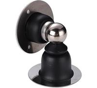 Floor Door Stoppers,Door Stop Stainless Steel Magnetic Door Wedge Stop for Floor Indoor Outdoor Multicolor(Black)