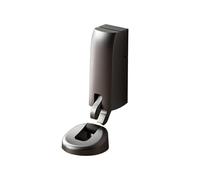 Floor Door Stoppers,Punch-Free Hydraulic Buffer Door Suction Floor Suction Anti-Collision Door Stopper for Wall and Floor Mounting Keep Doors Open(Gray)
