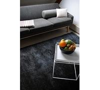 floor factory Alfombra Moderna Delight Gris Antracita 80x150cm moqueta Noble Suave y Sedosa
