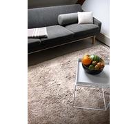 floor factory Alfombra Moderna Delight Taupe marrón 200x290cm moqueta Noble Suave y Sedosa