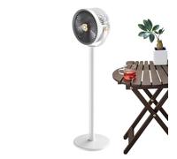 Floor Fan - 4-Level Height Adjustable Rechargeable Cordless Tabletop Wind
