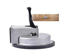 Floor Fixer Tool - Heavy Duty Grabber with Suction Cup for Construction Work | Strong Vacuum Tile Puller, Tile Alignment Tool for Baseboard Paver Carpentry Livingroom, 11.8x11.8x5cm Red Silver Yellow