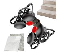 Floor Gap Fixer Tool - 90 Degree Suction Cup Seam Guide for Stone Alignment | Heavy Duty Floor Clamp for Marble Quartz Slab Joining Repair Positioning Installation Support