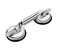 Floor Gap Fixer Tool - Vacuum Suction Cup Tensioner | Heavy Duty Tile Suction Cup | Aluminum Rubber 120kg Force For Repair Alignment Installation Edge Laying Leveling Plank Seam
