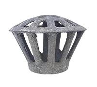 Floor Gutter Drain Cover - Cast Iron Round Atrium Grate | Heavy Duty Drainage Grating Filter Replacement Fitting | 3 4 6 Inch Outdoor Pipe Cover Rust Resistant | For Garden Yard Patio Balcony