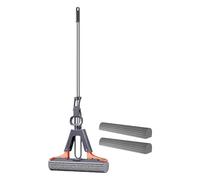 Floor Roller Mop, Sponge Mop with Adjustable Handle, Highly Absorbent Cleaning Tool (For Hardwood, Tile, Marble), Ideal for Bedroom and Study Room