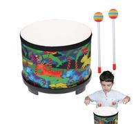 Floor Tom Drum For Kids - Tambor infantil colorido y resistente, ideal para educación musical | Diseño cautivador para principiantes, promueve las habilidades musicales y el trabajo en equipo, regalo