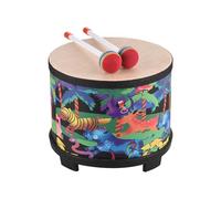 Floor Tom Drum, instrumento de percusión de 8 pulgadas, tambor de piso Bongo, tambores de piso con 2 mazos para instrumento musical de cumpleaños de Navidad