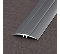 Floor Transition Strip Walkers Entry Ramp, 4cm Threshold Strip Aluminum Alloy, Seam Cover for Wood Carpet/Tile/Wood/Laminate, Gap Covering Joining Strips, Easy to Install & Cut (Color : Style2)