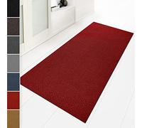 Floordirekt Alfombra de atrapasueños 80 x 500 cm Roja, ideal también como alfombra limpiabarros a medida, alfombra para pasillo, alfombra de cocina - lavable antideslizante, alfombra de entrada limpia