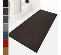 Floordirekt alfombra de entrada 120 x 150 cm marrón, ideal también como alfombra de entrada a medida, alfombra para pasillo, alfombra de cocina - lavable antideslizante, alfombra de entrada limpia