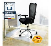 Floordirekt Alfombrilla protectora para suelo, resistente a arañazos, antideslizante, color blanco leche, para silla de oficina, alfombrilla laminado