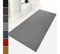 Floordirekt Felpudo antideslizante 100 x 150 cm Gris, ideal también como alfombra antideslizante a medida, alfombra para pasillo, alfombra de cocina - lavable antideslizante, alfombra de entrada, a
