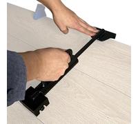Flooring Pull Bar A3 Steel 40cm Heavy Duty Laminate Wood Floor Installation Tool Non Marring Puller Bar For Tight Space Flooring Repair Install Use