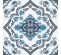 FloorPops FP3932 Marrakesh - Azulejos de suelo, color azul