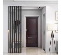 FloortoCeiling - Biombo divisor de habitación, paquete de 6 listones de madera para oficina, cubículo, privacidad, elegante poste de división para entrada, pasillo, decoración del hogar, 49 pulgadas