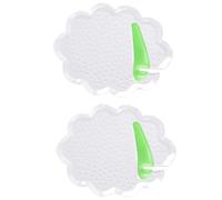 Flop Cushion, Toe Separator Pads, Shock Absorbing Gel Inserts, 2.8 Inches Transparent Non-Slip Design, for Sandals, Beach Walks, Outdoor Travel, Daily Footwear Comfort for Men