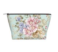 Flor Acuarela Floral Primavera, Bolsa de artículos de tocador Bolsa de Maquillaje Bolsa de cosméticos Bolsa de artículos de tocador de Viaje portátil
