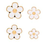 Flor Air Vent Clip Coche Decoración Interior Decoración Aire Aire Air Vent con Fragancia Almohadillas De Algodón para Mujeres Mujeres (4pcs,)