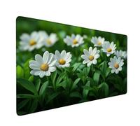 Flor Alfombrilla Escritorio XXL 1000 x 500 x 3mm Alfombrilla Ratón Gaming Planta, Mouse Pad Grande Impermeable, Base de Goma Antideslizante, Mousepad para Jugadores, Oficina, MacBook, PC, Model 842
