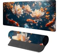 Flor Alfombrilla Ratón Gaming 1200x600x3mm, Alfombrilla Escritorio XXL Faenar, Mouse Pad con Base de Goma, Protector Escritorio con Bordes Cosidos, Desk Mat para Gamer, Oficina, PC, Gaming, 9-5092
