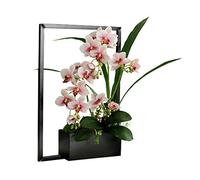 Flor Artificial Creativo Artificial Mariposa orquídea simulación Flor Conjunto, Hierro Artificial en Maceta hogar decoración de Flores Artificiales decoración Arte Floral Plantas de imitación