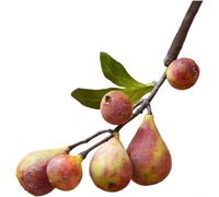 Flor artificial de espuma de higo para decoración del hogar, jarrón de boda, centro de mesa con detalles realistas pintados a mano, estilo escandinavo, diseño minimalista (verde polvo)