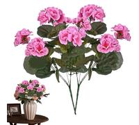 Flor artificial - Par de plantas de interior sintéticas, follaje decorativo que no destiñe, exhibición botánica de imitación realista, refinado para el hogar | Elegante espacio habitable Dormit