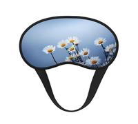 Flor blanca de la naturaleza, Cubiertas oculares completas, antifaces para dormir que bloquean la luz, orejeras opacas para dormir