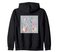 Flor botánica de acuarela floral para mujer Sudadera con Capucha