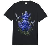 Flor botánica de altramuz colibrí Bluebonnet Comfort Colors Adult Heavyweight T-Shirt