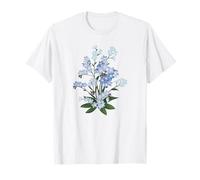 Flor botánica Forget-Me-Not Camiseta