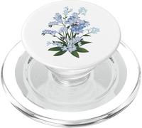 Flor botánica Forget-Me-Not PopSockets PopGrip para MagSafe