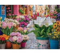 Flor Calle-2 Puzzle de 5000 Piezas, Juego de Mesa Familiar de Madera - Rompecabezas Adultos para Toda La Familia, Rompecabezas Educativo DIY y Antiestrés - con Mapa de Referencia, 156 x 105 cm f0-386