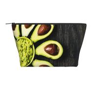Flor De Aguacate Hecho Palta Guacamole Comida Y Bebida, Bolsa de artículos de tocador Bolsa de Maquillaje Bolsa de cosméticos Bolsa de artículos de tocador de Viaje portátil