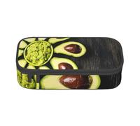 Flor De Aguacate Hecho Palta Guacamole Comida Y Bebida, Estuche para lápices, Estuche para lápices Estuche para lápices de Gran Capacidad Estuche para cosméticos