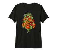 Flor de capuchina Plantas Botánicas para Hombres y Mujeres Camiseta Premium