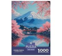 Flor de Cerezo Puzzle 1000 Piezas Un Desafiante Juguetes Resistentes A La Presión para Toda La Familia Regalos Familiares para Adultos Y Niños 70x50cm/1000pcs