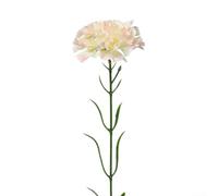 Flor de Clavel Falso 8cm Silk Flower para Centros de para mesa y Ramos - para decoración Duradera sin Mantenimiento 51cm(Meat Rosy)