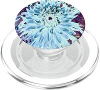 Flor de dalia verde menta y verde azulado PopSockets PopGrip para MagSafe