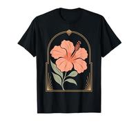 Flor De Hibisco Floración Tropical Botánico Floral Naturaleza Camiseta