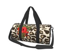 Flor de Hibisco Leopardo, Bolsa de Viaje de Gran Capacidad, Bolso Redondo, Bolsa de Viaje Deportiva, Bolsa de Mano, Bolsa de Fitness