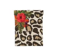 Flor de Hibisco Leopardo, Squeeze Top Wallet Bolsa de Almacenamiento para Mujer Monedero pequeño Bolsa de Cambio