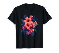 Flor de Hibisco Tropical Hawaiana de Verano Camiseta