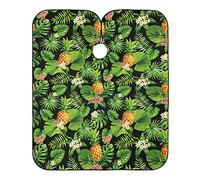 Flor De Hoja De Palmera Tropical De Piña Barberos Delantal Impermeable Capa Peluqueria Ligera Capas De Corte Peluqueria Para Peluquería Niños Adulto 140X168Cm