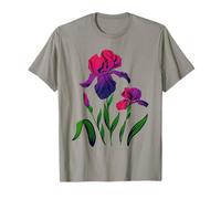 Flor de iris para mujeres florales de flores silvestres Camiseta