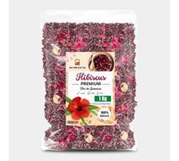 Flor de Jamaica - 1 KILO - XXL Formato -Hibisco 1000g - Te de hibisco - Hibisco flor de Jamaica - KALYAAN PLUS Tea - Infusiones para tomar caliente o frio - recetas con hibisco - Hibiscus - Flor de