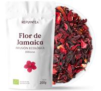 FLOR DE JAMAICA ECOLOGICA 200g (+100Tazas) | Infusión de Hibisco, Agua de Jamaica, Té Frio o Cocina REPLANTEA