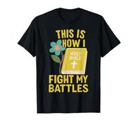Flor de la Biblia Fight My Battles Camiseta